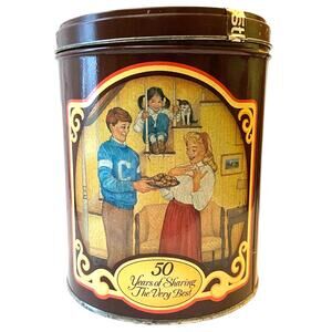 Nestle Toll House Morsels Tin 50 Year Anniversary 1989 Chocolate Chips Vintage